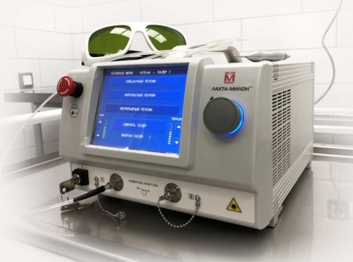 Диагностика и лечение на лазерном аппарате «ЛАХТА-МИЛОН»