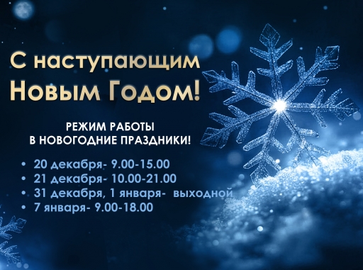 График работы в новогодние праздники